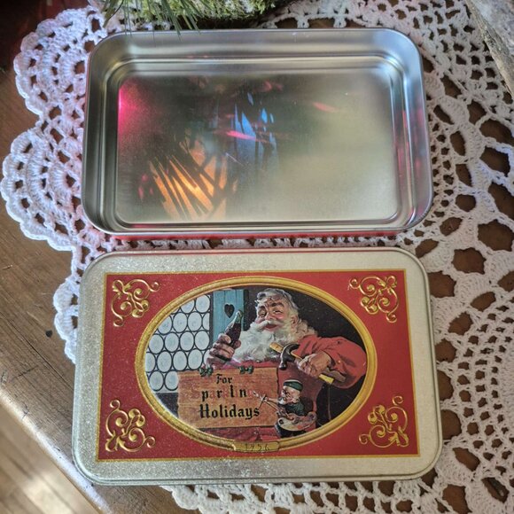🎄Vintage Coca Cola Nostalgia Playing Cards in tin box - Coke 1998 - Picture 7 of 12